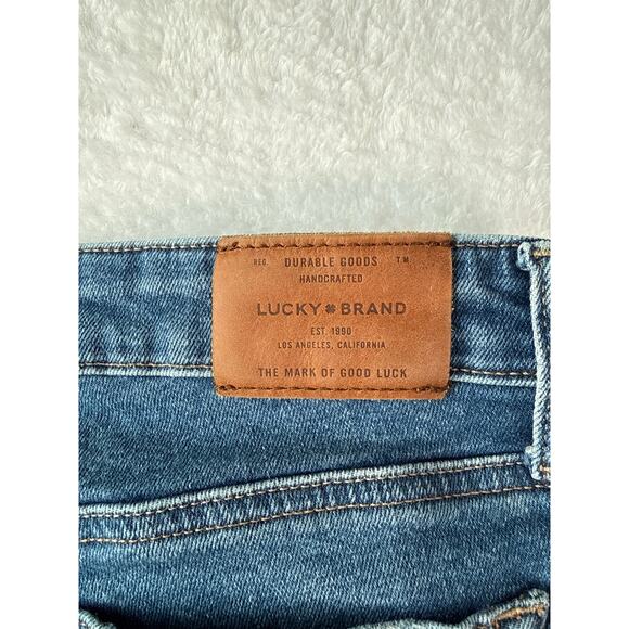 Lucky Brand Stella Skinny Jeans 6/28 Ankle Destroyed Distressed Raw Hem - Picture 9 of 9